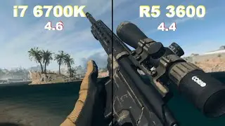 R5 3600 4.4 vs i7 6700K 4.6