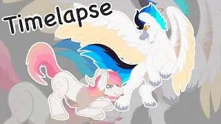Procreate Timelapse - Play fight