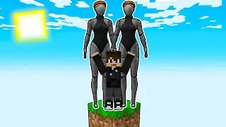 МАЙНКРАФТ НО НА ОДНОМ БЛОКЕ БЛИЗНЯШКИ ATOMIC HEART В МАЙНКРАФТЕ! ЕНОТИК ФИАЛКА И НУБИК MINECRAFT