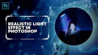 Realistic lights effect in photoshop #short_tutorial