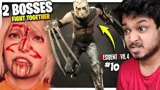 2 OP BOSS FIGHT TOGETHER - Resident evil 4 Gameplay (Hindi) #10