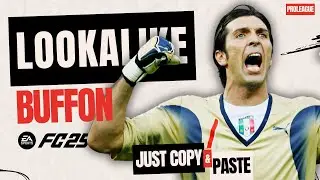 EA FC 25 Buffon - Pro Clubs Face Creation - step-by-step - LOOKALIKE