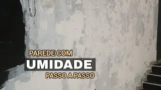 Essa parede estava ESTOURANDO em UMIDADE