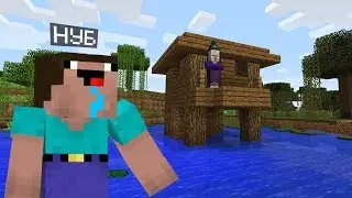 Я НАШЕЛ ДОМ ВЕДЬМЫ В МАЙНКРАФТ 100% ТРОЛЛИНГ ЛОВУШКА MINECRAFT ПРОКЛЯТАЯ ДЕРЕВНЯ МУЛЬТ
