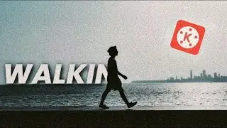 Reveal TEXT as you walk | Masking | Kinemaster Tutorial