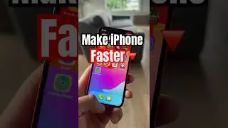 How to Make iPhone Faster!