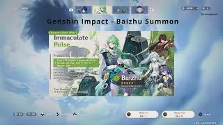 Genshin Impact - Baizhu - F2p Summon