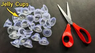 Awesome Craft Using Jelly Cups And Wool | Home Decor Craft