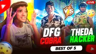 SERIOUS🤬 MATCH |👑DFG COBRA VS TUPAKI HACKER😡| BEST OF 5🔥 | FREE FIRE IN TELUGU 