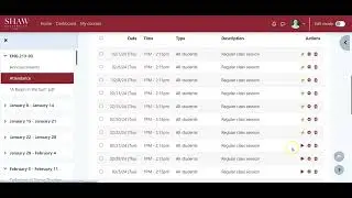 Downloading Attendance from Moodle 2024 Shaw U Morgan