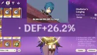 So I tried artifact gambling...
