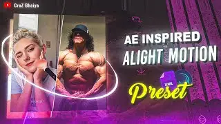 Cutie Motivation Edit | Ae inspired - Alight Motion Preset | Free Preset
