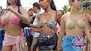 🇧🇷 RIO de JANEIRO Brazil Walking Tour | February Carnival Edition 2023