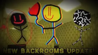 All 9 New Stickmen in BACKROOMS Update - Find the Stickmen