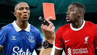 RED CARD CONTROVERSY FOR ASHLEY YOUNG & IBRAHIMA KONATE IN MERSEYSIDE DERBY!
