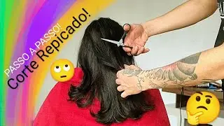 Corte Repicado uma semana após alisamento Progressivo!