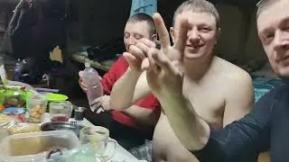 Зимняя рыбалка на озере Тенис