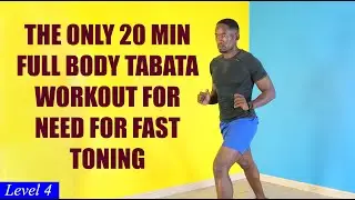 The 20-Minute Full Body Toning Tabata Workout You'll Ever Need - For Beginners
