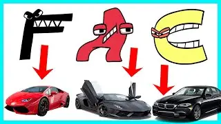 alphabet lore but these are their cars