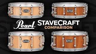 Pearl StaveCraft Snare Drum Comparison