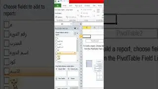 فصل البيانات لورقة عمل جديدة باستخدام الجداول المحورية - شرح الجداول المحورية بالاكسل| Pivot Table