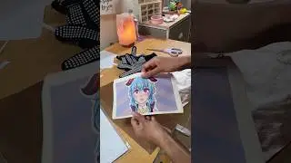 🌸Making Ganyu (Genshin) canvas bags