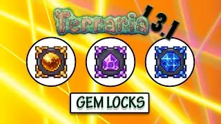 Terraria 1.3.1 (Wiring Update) - Gem Locks - New Multi-Lock/Switch items - Advanced wiring