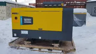 Дизельный компрессор Atlas Copco XAVS 500 - обзор, запуск