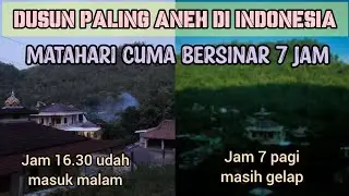 Matahari Cuma Bersinar 7 Jam di Dusun Ini, Jam 7 Pagi Masih Gelap