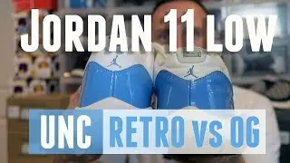 UNBOXING JORDAN 11 LOW UNC - Retro vs OG