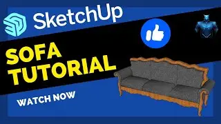Sketchup Tutorial : SOFA Model - 4