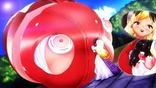 Reimu Hakurei forced body inflation by imbapovi
