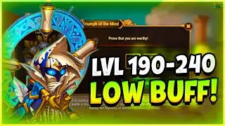 Level 190-240 | Lowest Buff Strategy | Triumph of the Mind | Hero Wars