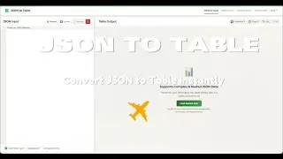 Convert JSON to Table (and CSV/Excel) in Seconds — No Code Needed
