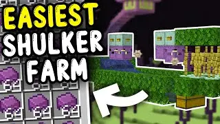 EASIEST SHULKER FARM Minecraft Bedrock 1.21/26.1+!