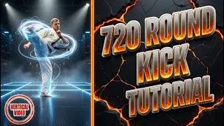 720 Round Kick (Cheat 900) Tutorial | LEARN HOW TO IN 1 MINUTE! | Taekwondo Kicking with GNT