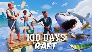 I Spent 100 Days Stranded On a Raft With Friends... And Our Teamwork Was Nightmare