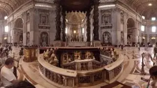 360 video: Basilica Sancti Petri, Rome, Italy