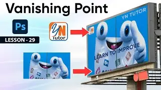 Vanishing Point Filter Photoshop Part 1 Exercise No. 29  | YN Tutor photoshop tutorial for beginners