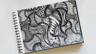 Zentangle patterns || Zentangle art || Zentangle || Doodle art || Zendoodle
