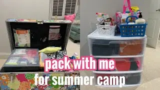 PACK WITH ME FOR SUMMER CAMP | staff edition *for 1 month!!!