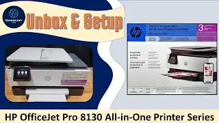 HP OfficeJet Pro 8135e 8139e Printer: Unbox Connect to network Install inks & Print,Install HP Smart