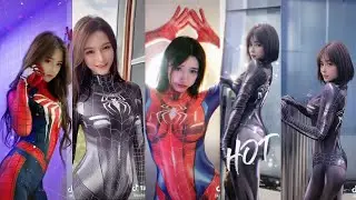 Beautiful Spider Girl Sexy ✔️Người Nhện Phiên Bản Nữ -Spider Girl Tiktok China # 114