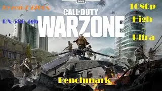 Cod: Warzone - Ryzen 7 2700x - RX 580 4gb - 1080p