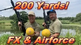 NEW FX Dynamic and Airforce Texan Explode Watermelons at Long Range!