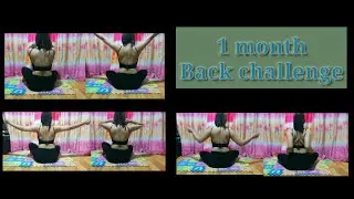 Back challenge for 1 month (1st week update)