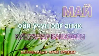 МАЙ ойи учу энг аниқ ЮЛДУЗЛАР БАШОРАТИ 2024