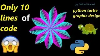 Design using python turtle | python turtle graphics tutorial 
