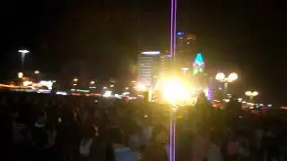 Площадь Ня Чанга в Новогоднюю ночь