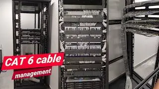 installation Data Center Cable Management Rack 27U to 42U Upgrading data Server Rack Capacity